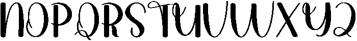 Hello October Regular otf (400) Font UPPERCASE