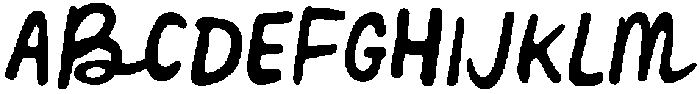 Hello-Organic Hand Regular otf (400) Font UPPERCASE