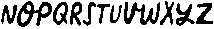 Hello-Organic Hand Regular otf (400) Font UPPERCASE