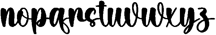 Hello Party Regular otf (400) Font LOWERCASE