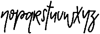 Hello Pretty otf (400) Font LOWERCASE
