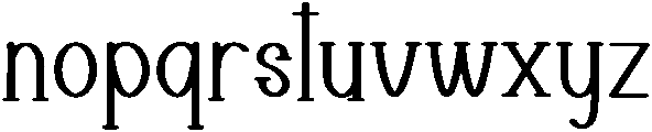 Hello Pumpkin Regular otf (400) Font LOWERCASE