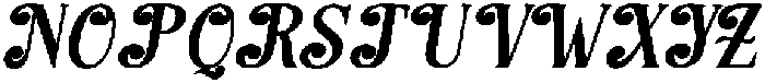 Hello Rainbow Bold Slant 10 Regular otf (700) Font UPPERCASE