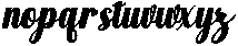 Hello Rainbow Bold Slant 10 Regular otf (700) Font LOWERCASE