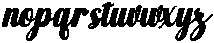 Hello Rainbow Bold Slant 12 Regular otf (700) Font LOWERCASE