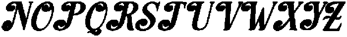 Hello Rainbow Bold Slant 14 Regular otf (700) Font UPPERCASE