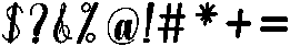 Hello Rainbow Bold Slant 6 Regular otf (700) Font OTHER CHARS