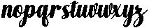 Hello Rainbow Bold Slant 8 Regular otf (700) Font LOWERCASE