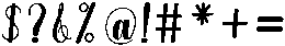 Hello Rainbow Bold Slant Regular otf (700) Font OTHER CHARS