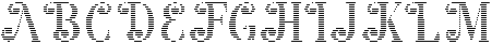 Hello Rainbow Hatching  Regular otf (400) Font UPPERCASE