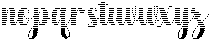 Hello Rainbow Hatching  Regular ttf (400) Font LOWERCASE