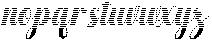 Hello Rainbow Hatching Slant 12 Regular otf (400) Font LOWERCASE