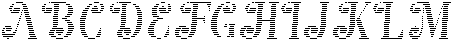 Hello Rainbow Hatching Slant Regular otf (400) Font UPPERCASE