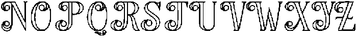 Hello Rainbow Outline Bold 4 Regular otf (700) Font UPPERCASE