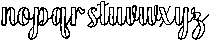 Hello Rainbow Outline Bold 4 Regular otf (700) Font LOWERCASE