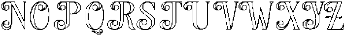 Hello Rainbow Outline Bold Regular otf (700) Font UPPERCASE