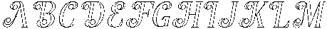 Hello Rainbow Outline Slant 10 Regular otf (400) Font