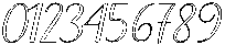 Hello Rainbow Outline Slant 12 Regular otf (400) Font OTHER CHARS