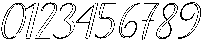 Hello Rainbow Outline Slant 14 Regular otf (400) Font OTHER CHARS