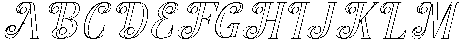 Hello Rainbow Outline Slant 14 Regular otf (400) Font