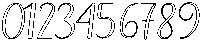 Hello Rainbow Outline Slant 6 Regular otf (400) Font OTHER CHARS