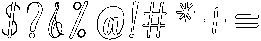 Hello Rainbow Outline Slant 6 Regular otf (400) Font OTHER CHARS