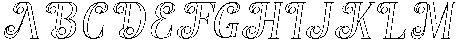 Hello Rainbow Outline Slant 8 Regular otf (400) Font