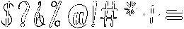 Hello Rainbow Outline Slant Regular otf (400) Font OTHER CHARS