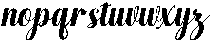Hello Rainbow Slant 10 Regular otf (400) Font LOWERCASE