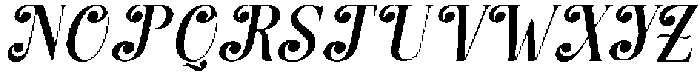 Hello Rainbow Slant 12 Regular otf (400) Font UPPERCASE
