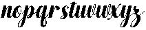 Hello Rainbow Slant 12 Regular otf (400) Font LOWERCASE