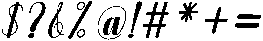 Hello Rainbow Slant 14 Regular otf (400) Font OTHER CHARS