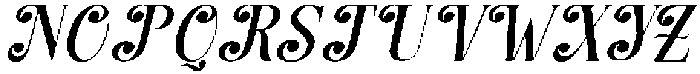 Hello Rainbow Slant 14 Regular otf (400) Font UPPERCASE