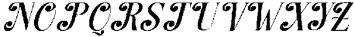 Hello Rainbow Slant 16 Regular otf (400) Font UPPERCASE