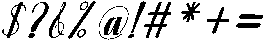 Hello Rainbow Slant 20 Regular otf (400) Font OTHER CHARS