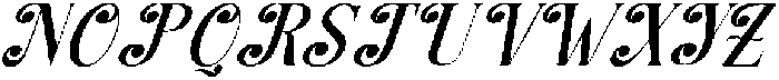 Hello Rainbow Slant 20 Regular ttf (400) Font UPPERCASE