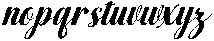 Hello Rainbow Slant 20 Regular ttf (400) Font LOWERCASE
