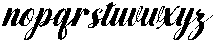 Hello Rainbow Slant 22 Regular otf (400) Font LOWERCASE