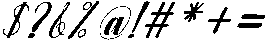 Hello Rainbow Slant 26 Regular otf (400) Font OTHER CHARS