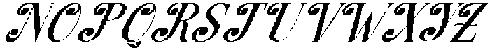Hello Rainbow Slant 26 Regular otf (400) Font UPPERCASE