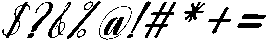Hello Rainbow Slant 30 Regular otf (400) Font OTHER CHARS