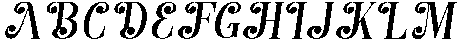 Hello Rainbow Slant 8 Regular otf (400) Font UPPERCASE