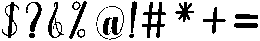 Hello Rainbow Slant Regular otf (400) Font OTHER CHARS