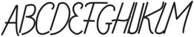 Hello RedFox Regular otf (400) Font UPPERCASE