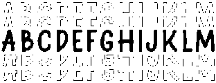 Hello Regular otf (400) Font UPPERCASE