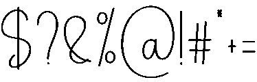 Hello Regular otf (400) Font OTHER CHARS