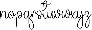 Hello Regular otf (400) Font LOWERCASE