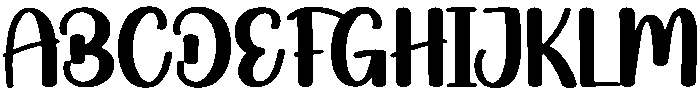 Hello Saturday Regular otf (400) Font UPPERCASE