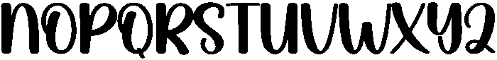 Hello Saturday Regular otf (400) Font UPPERCASE