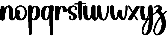 Hello Saturday Regular otf (400) Font LOWERCASE